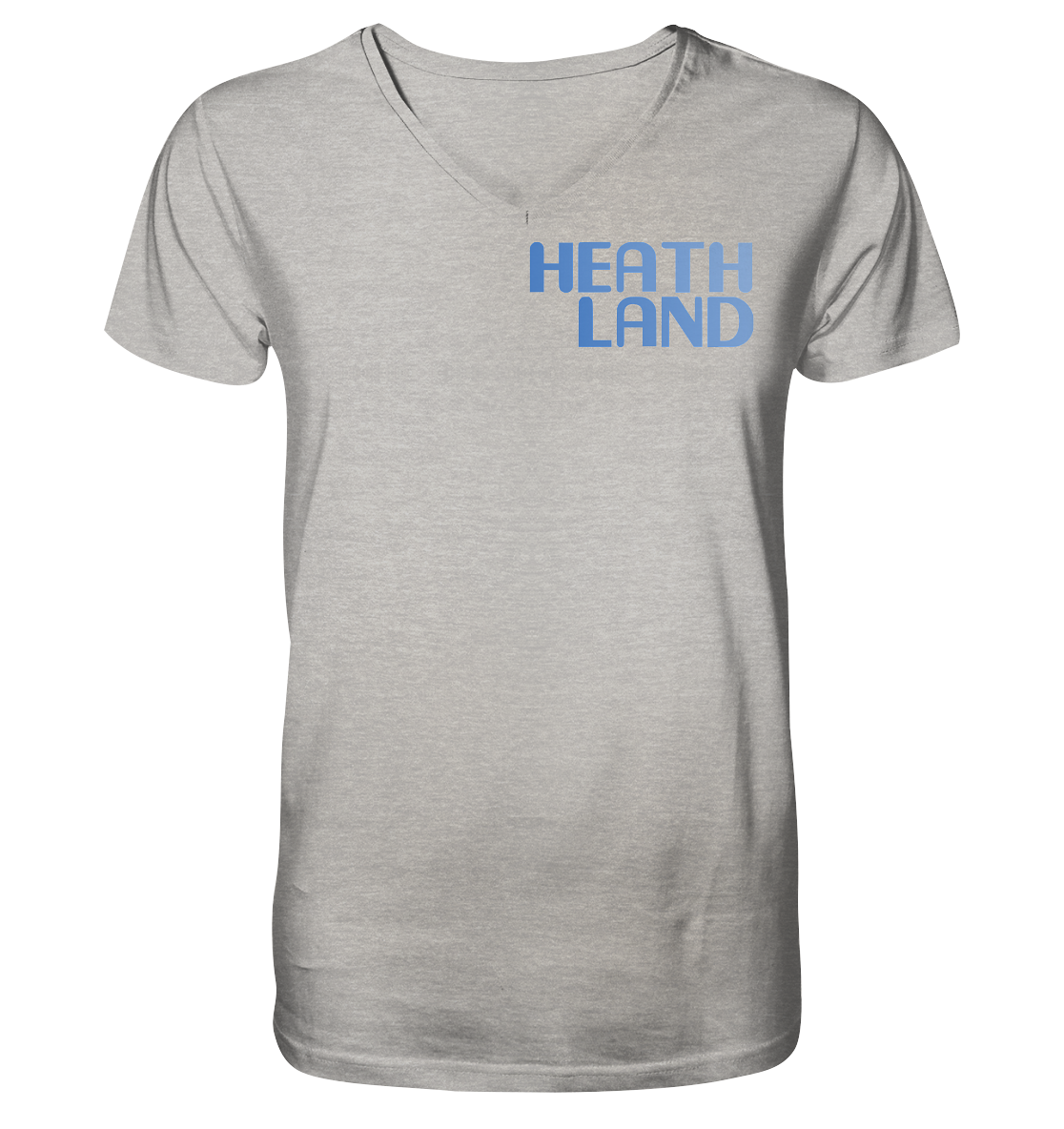 Blue x Heathland - Mens Organic V-Neck Shirt