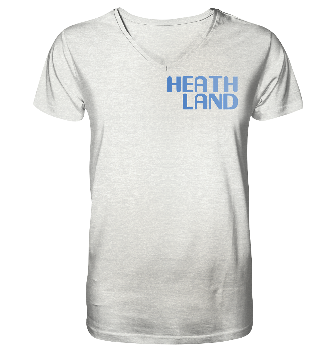 Blue x Heathland - Mens Organic V-Neck Shirt
