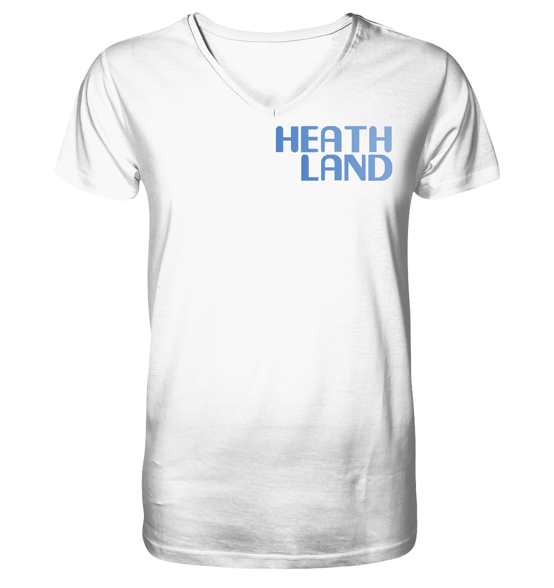 Blue x Heathland - Mens Organic V-Neck Shirt