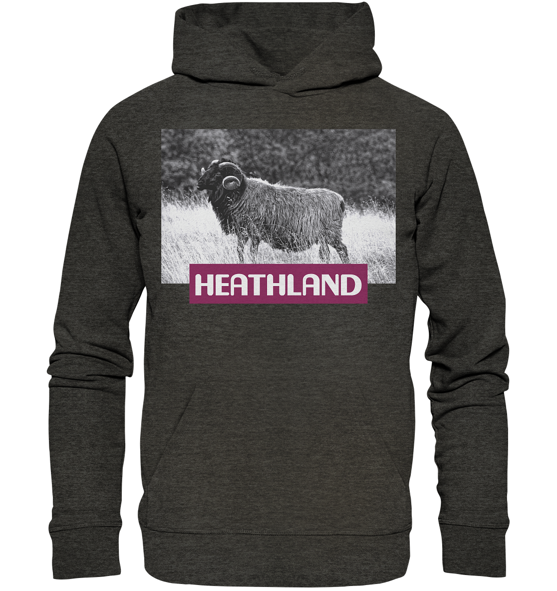 Horned Heather x Heathland - Organic Basic Hoodie