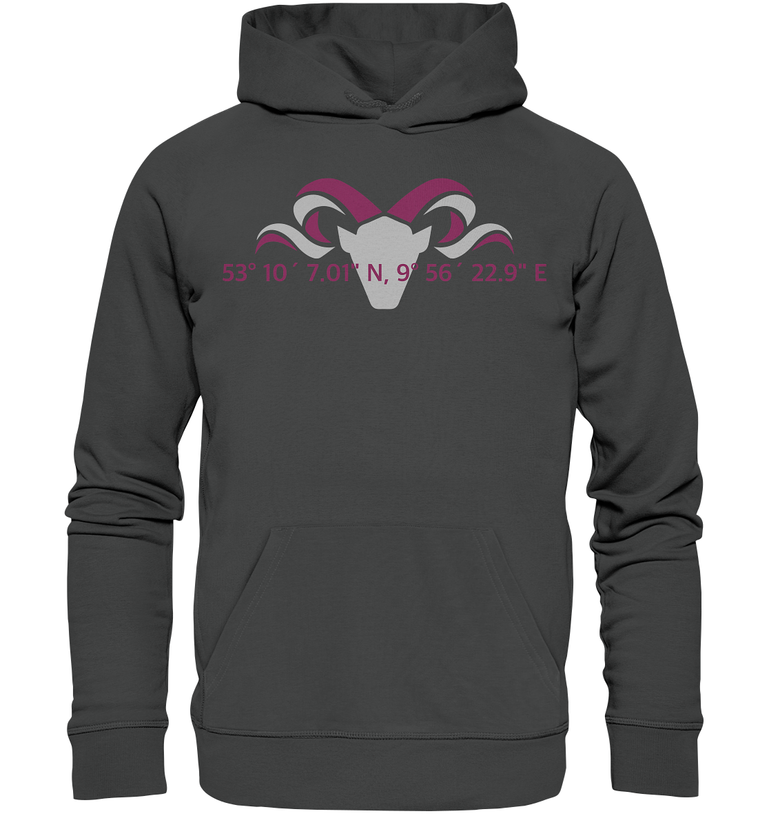 Koordinaten x Heathland - Organic Basic Hoodie