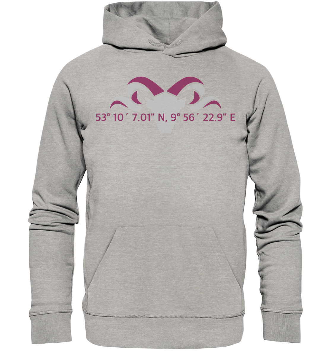 Koordinaten x Heathland - Organic Basic Hoodie