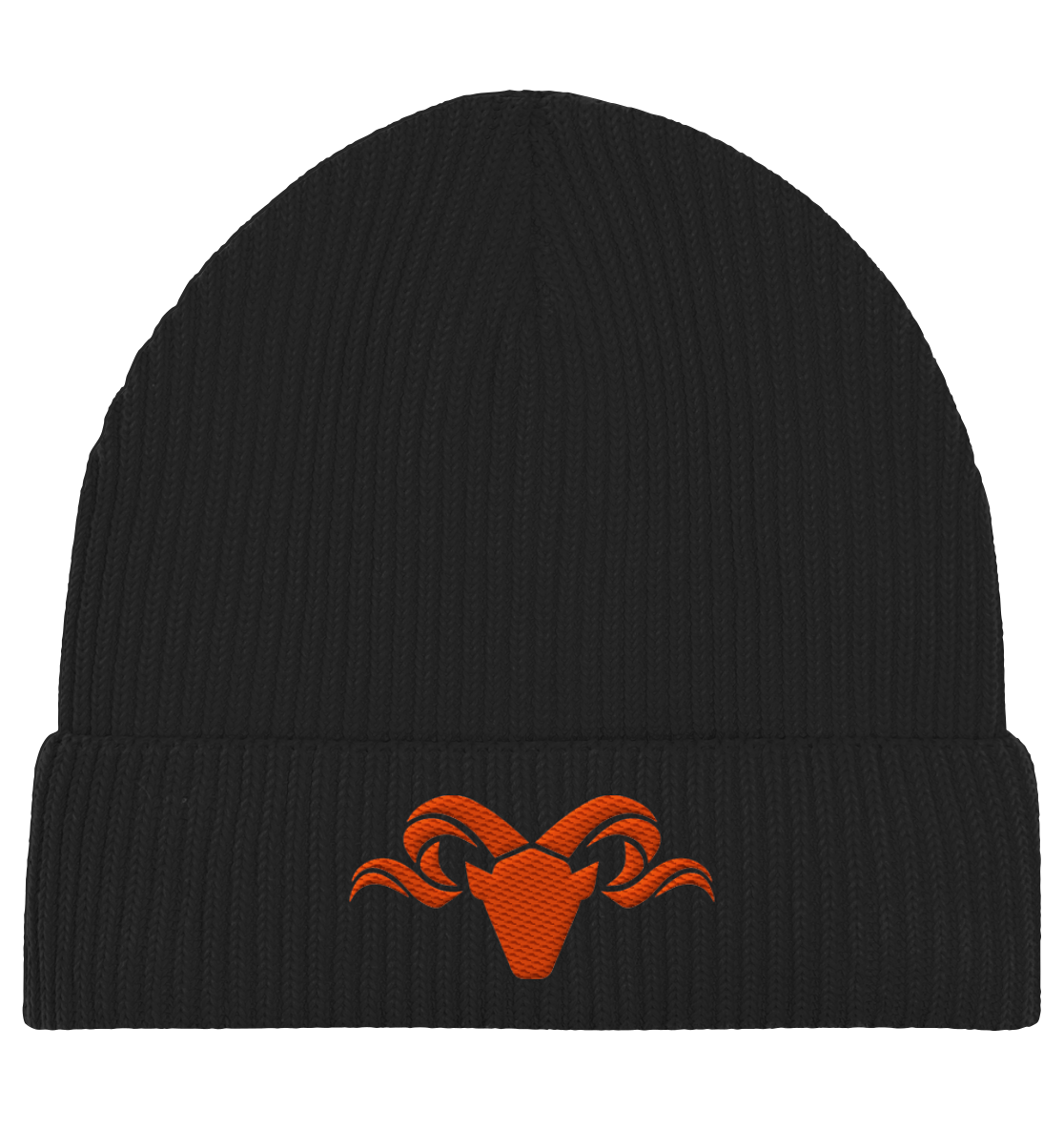 Heathland Logo Red - Organic Fisherman Beanie