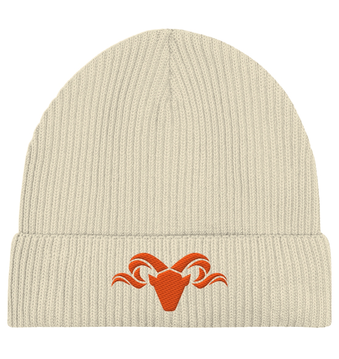 Heathland Logo Red - Organic Fisherman Beanie