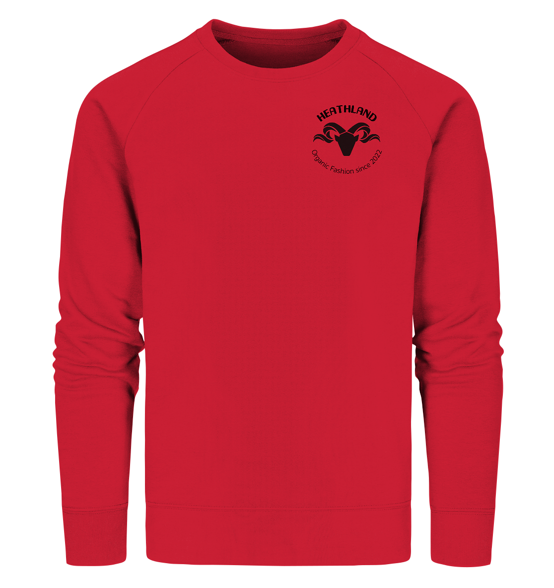 Round Logo Black - Organic Sweatshirt