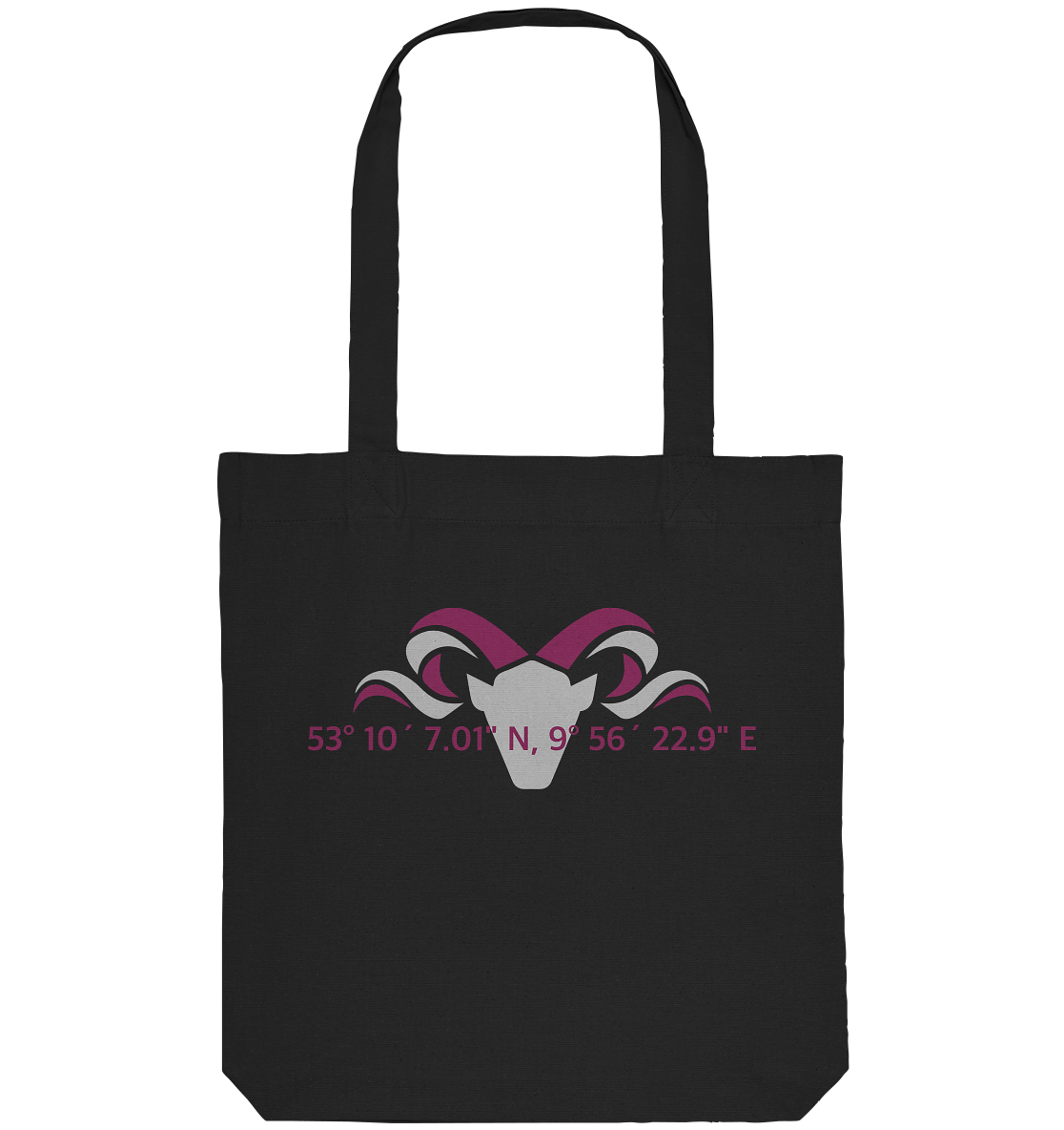 Koordinaten x Heathland - Organic Tote-Bag