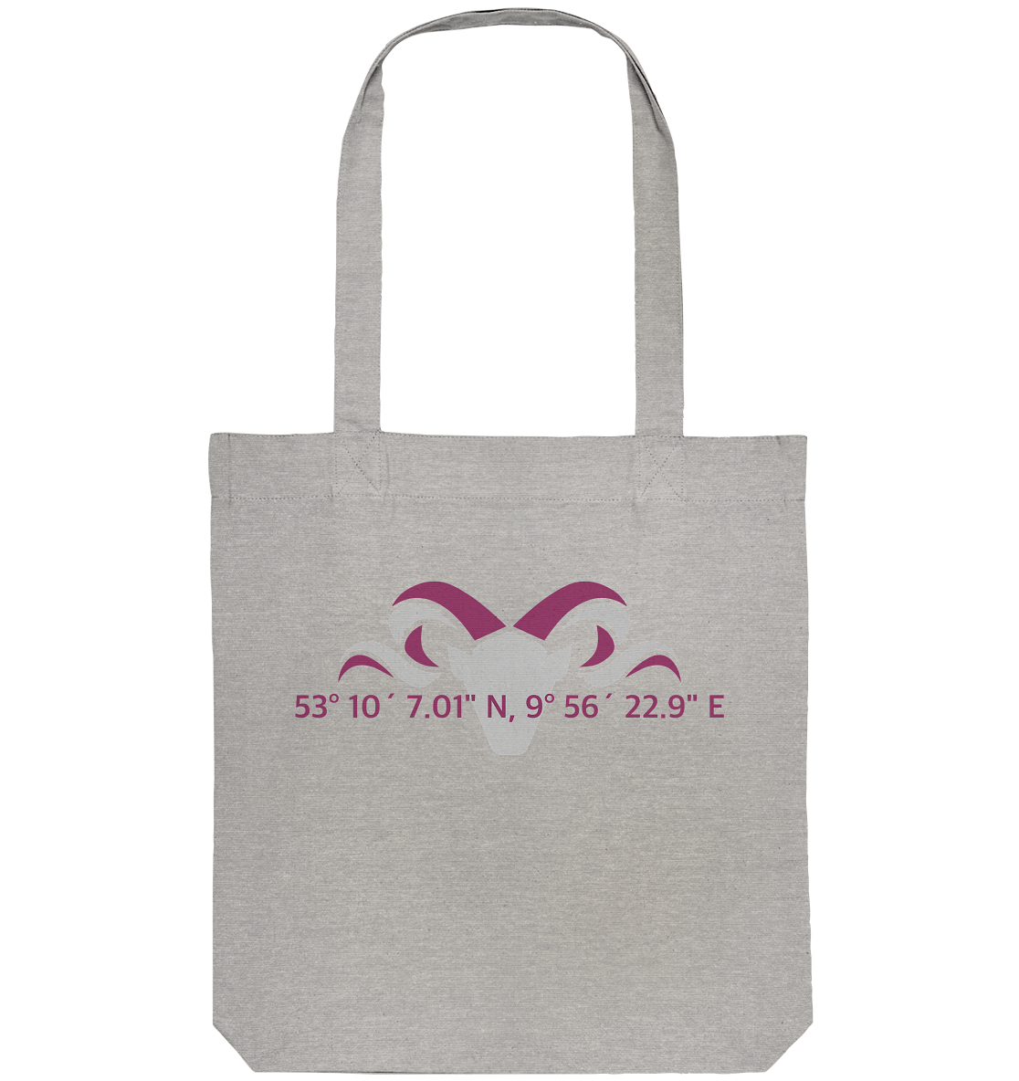 Koordinaten x Heathland - Organic Tote-Bag