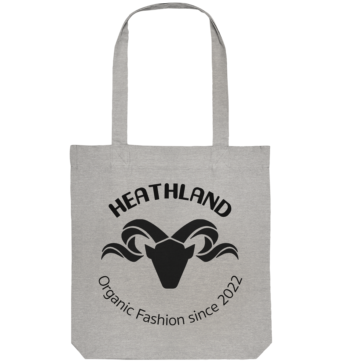 Round Logo Black - Organic Tote-Bag
