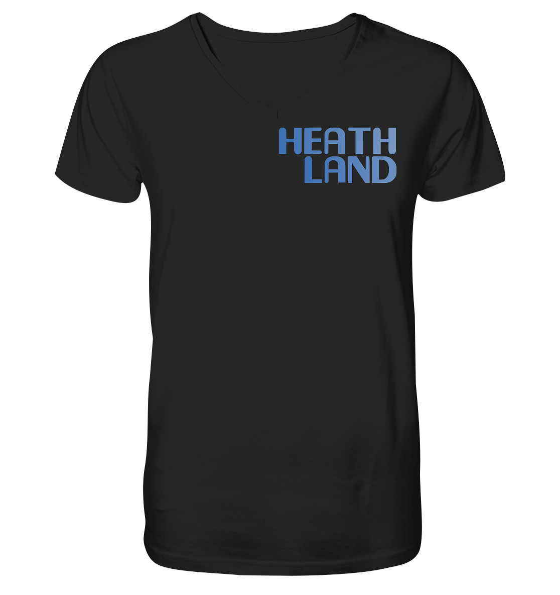 Blue x Heathland - Mens Organic V-Neck Shirt
