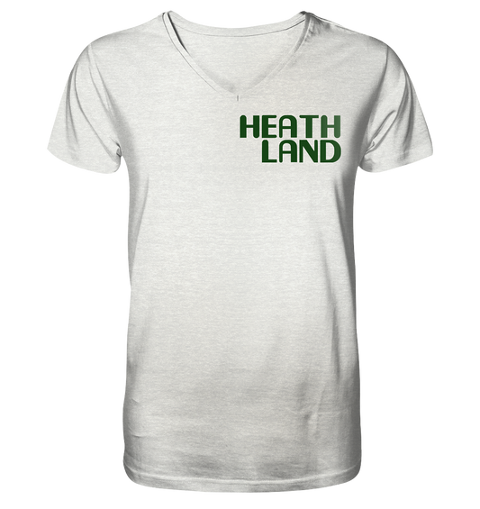 Green x Heathland - Mens Organic V-Neck Shirt