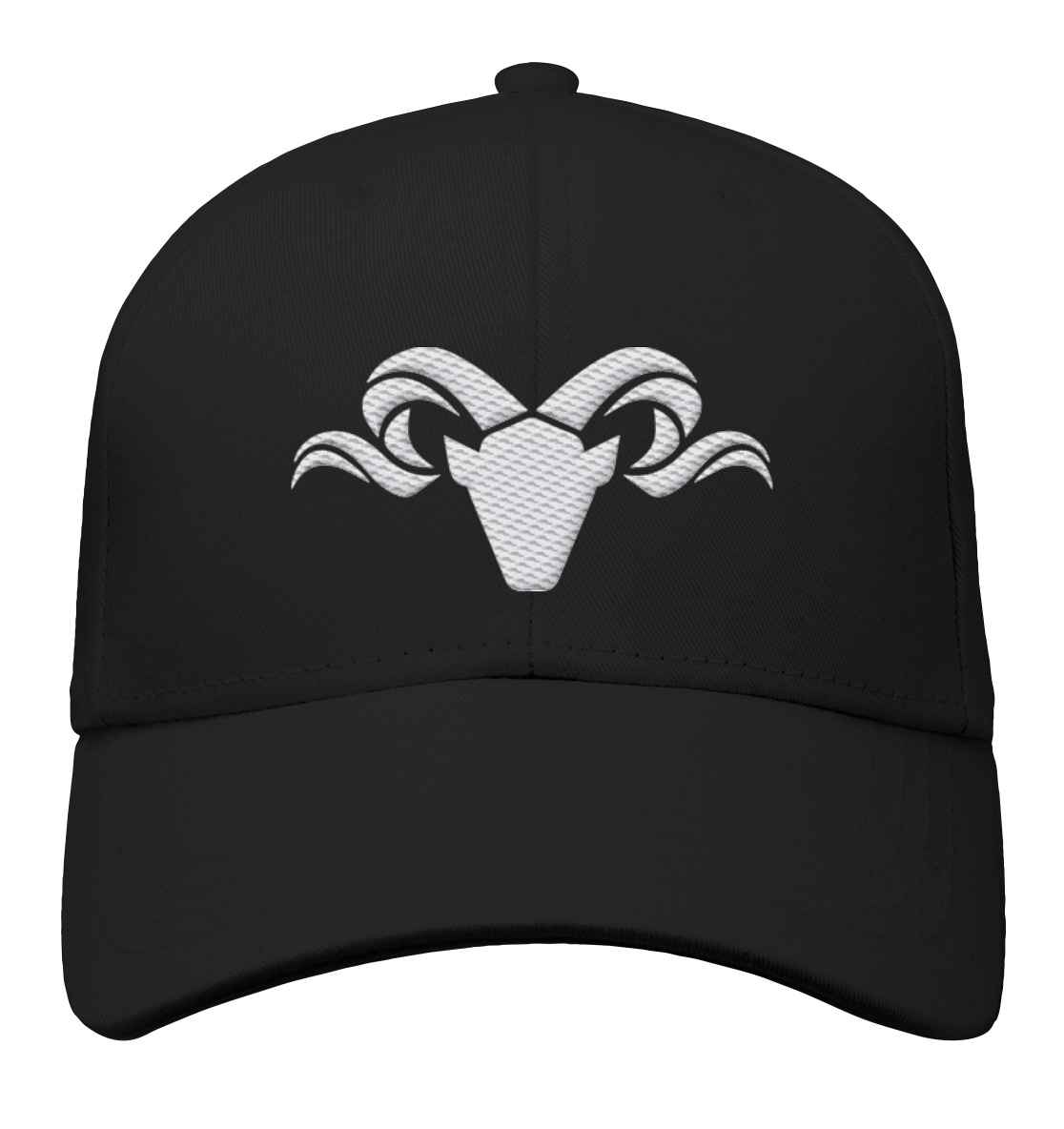Heathland Logo White - Organic Baseball Cap