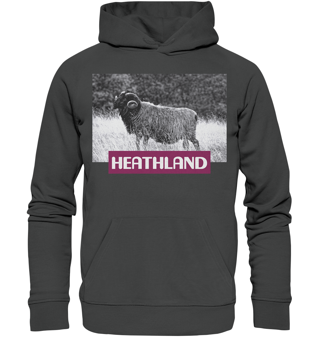 Horned Heather x Heathland - Organic Basic Hoodie