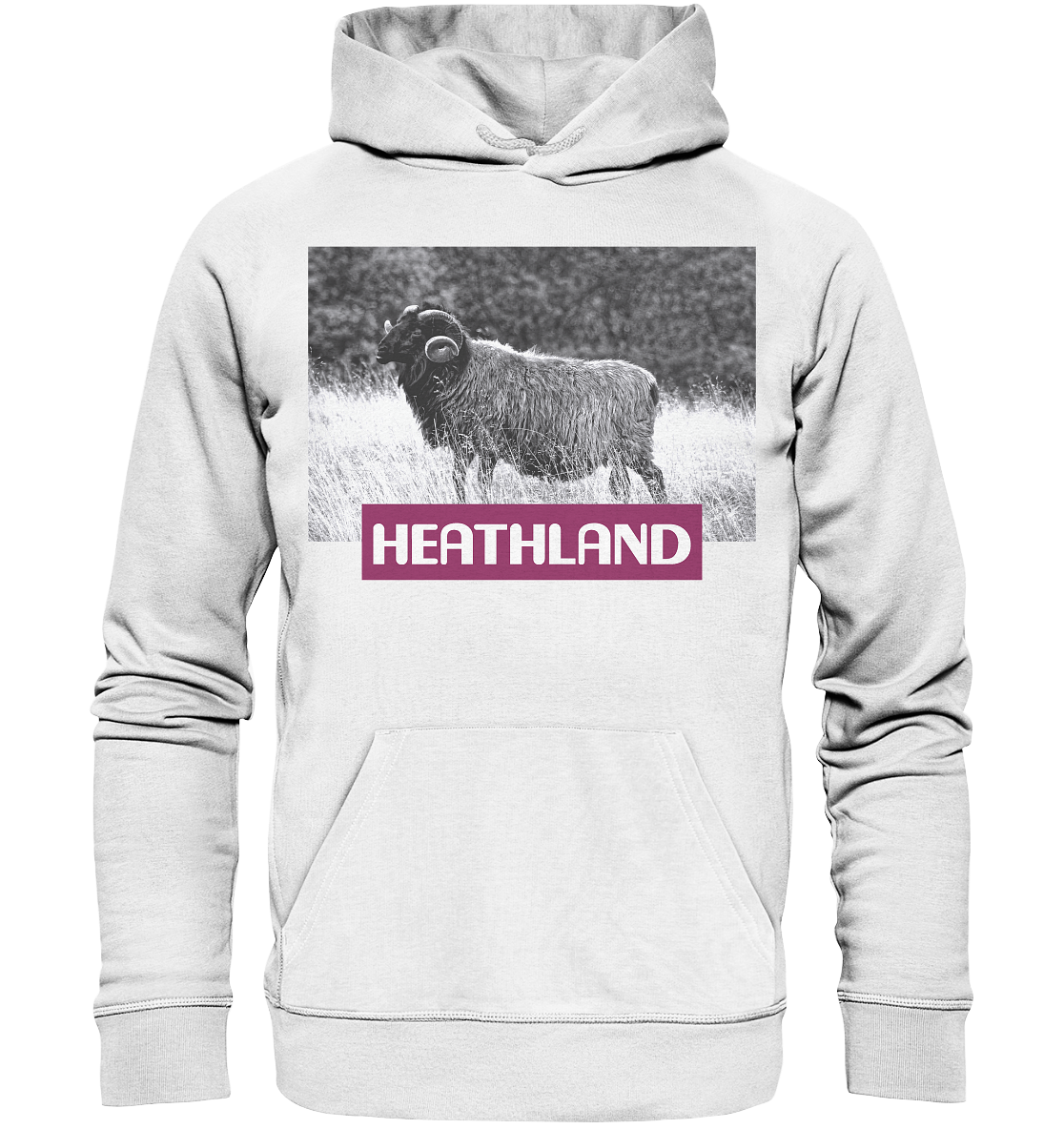 Horned Heather x Heathland - Organic Basic Hoodie